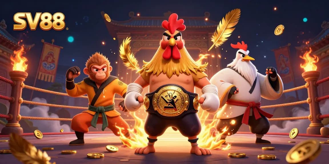 SV88 showcases an exciting casino scene with dynamic characters and rich gambling elements.