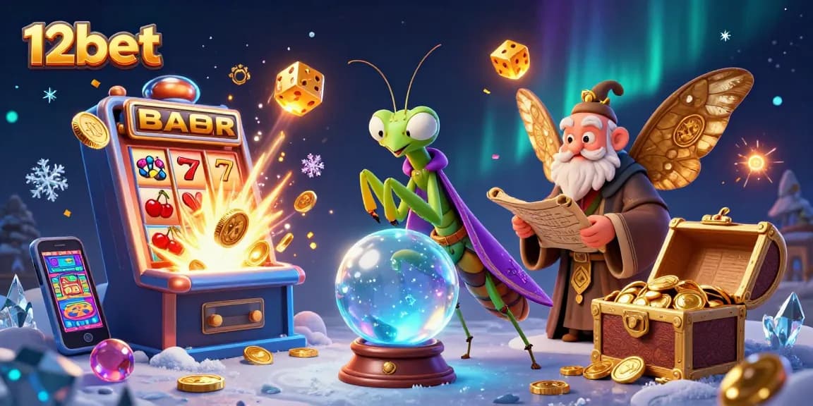 Trải nghiệm cá cược thú vị cùng 12bet với các biểu tượng trò chơi và thiết kế ấn tượng.