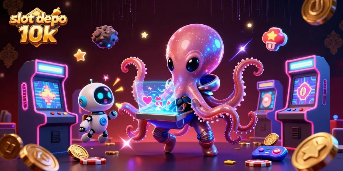 Mainkan slot depo 10k dengan alien dan robot di kasino futuristik yang menakjubkan.