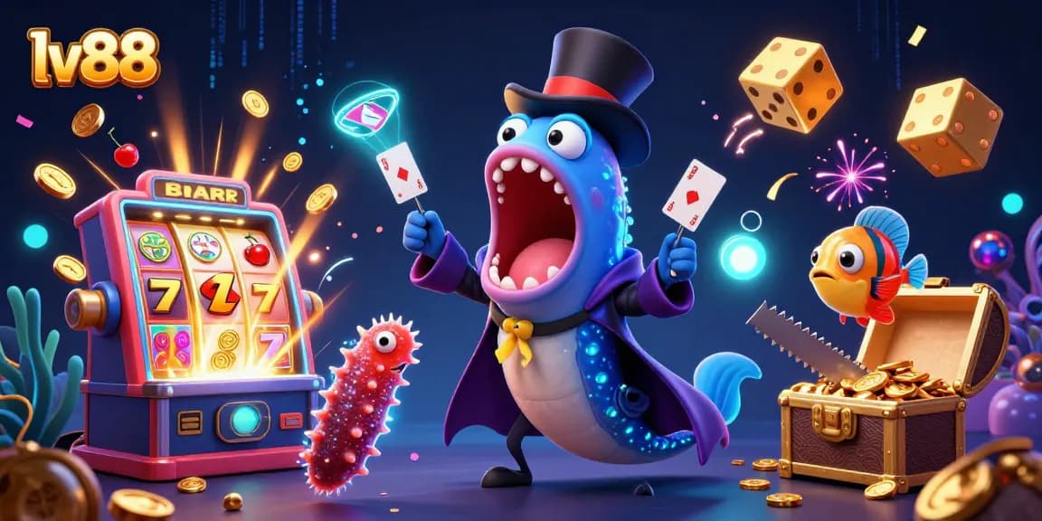 Experience the excitement of lv88 with vibrant casino game elements and enchanting characters.