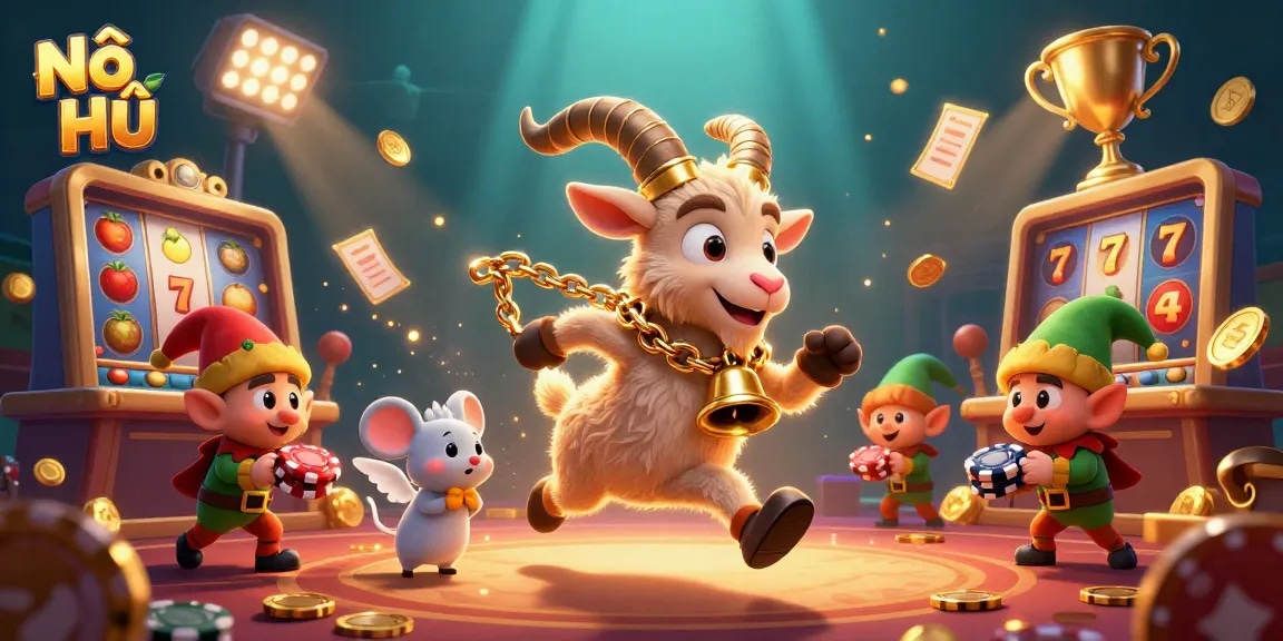 Play Nổ Hũ with 3D slot elements featuring vibrant characters in action and immersive visuals.