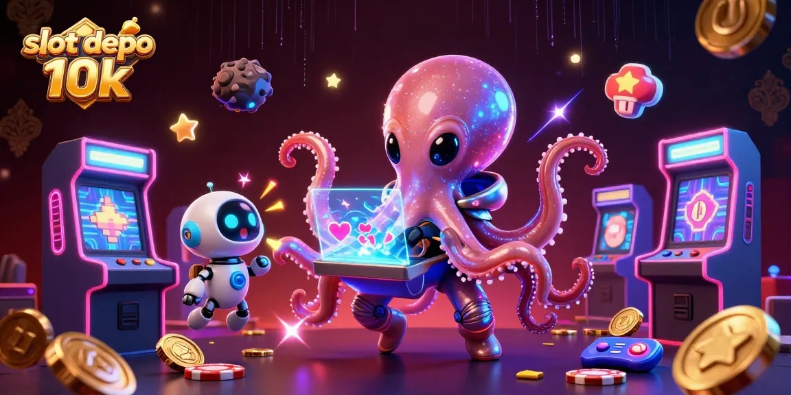 Mainkan slot depo 10k dengan alien dan robot di kasino futuristik yang menakjubkan.