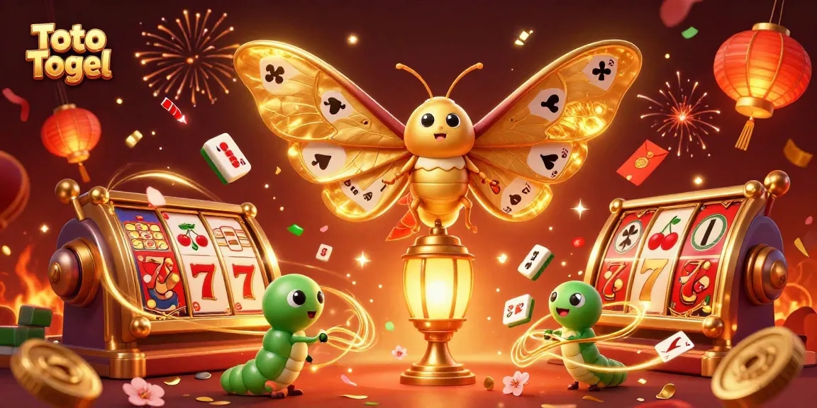 Menggandakan peluang menang dalam Toto Togel melalui ilustrasi kasino yang meriah dan detail.