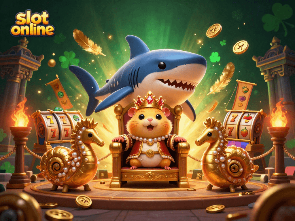 Menggandeng slot online dengan penguasa kecil berkilau dan taman permainan kasino yang megah.