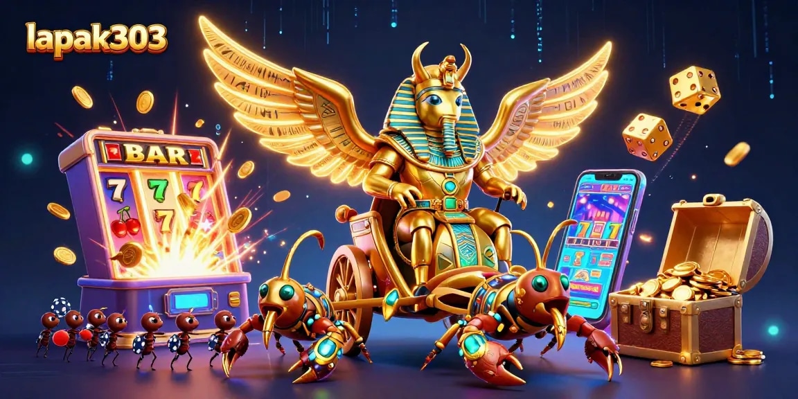 Lapak303 menawarkan pengalaman judi online menarik dengan elemen slot dan poker yang berwarna-warni.