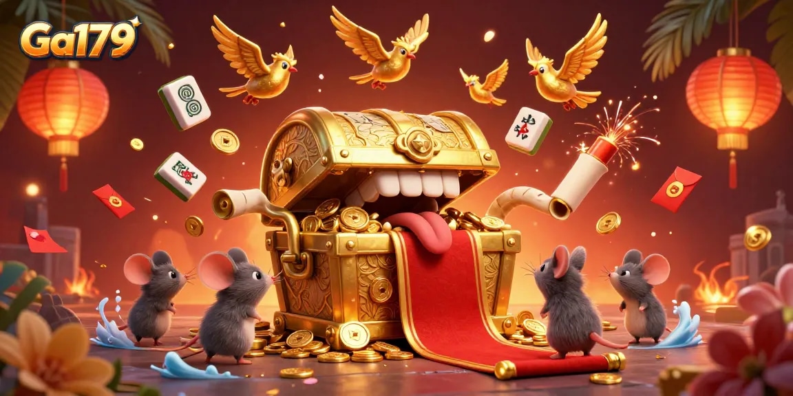 Engage with Ga179's thrilling gambling adventure featuring vivid 3D treasures and dynamic game elements.