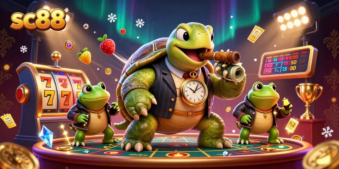 Engage in thrilling casino action with sc88's vibrant characters and dynamic elements.
