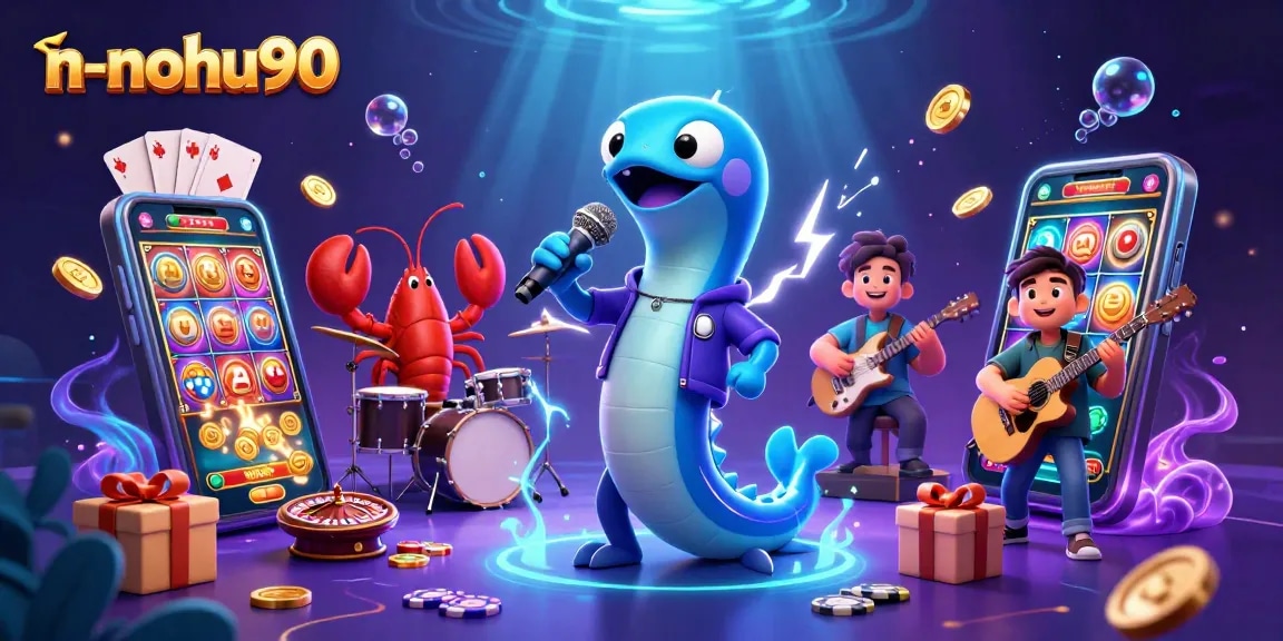 Experience thrilling wins at n-nohu90 with vibrant underwater casino scenes featuring fun characters.