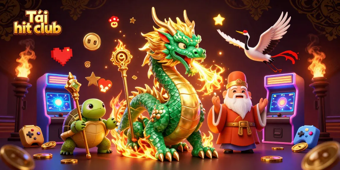 Play exciting games with Tải hit club featuring vibrant characters and engaging gaming elements.