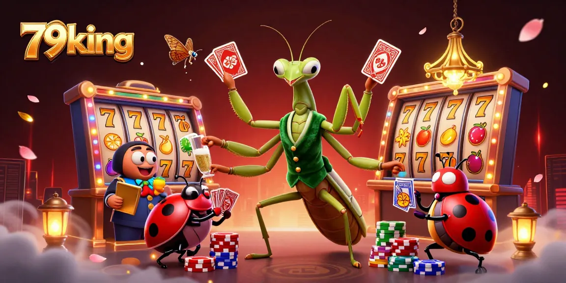 Experience the thrill of slots with 79king as animated characters bring casino excitement to life.