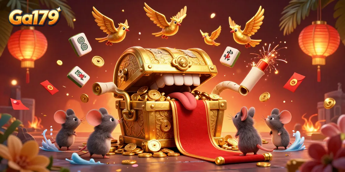 Engage with Ga179's thrilling gambling adventure featuring vivid 3D treasures and dynamic game elements.