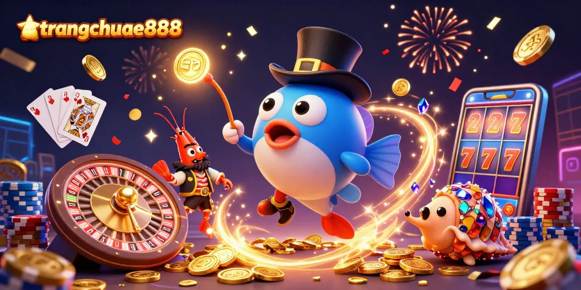 Experience winning thrills with trangchuae888 and vibrant casino elements all around!