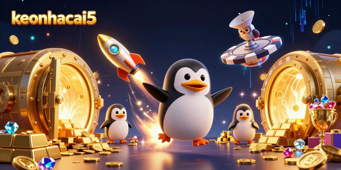 Experience thrilling bets with keonhacai5 amidst a dazzling 3D casino adventure.