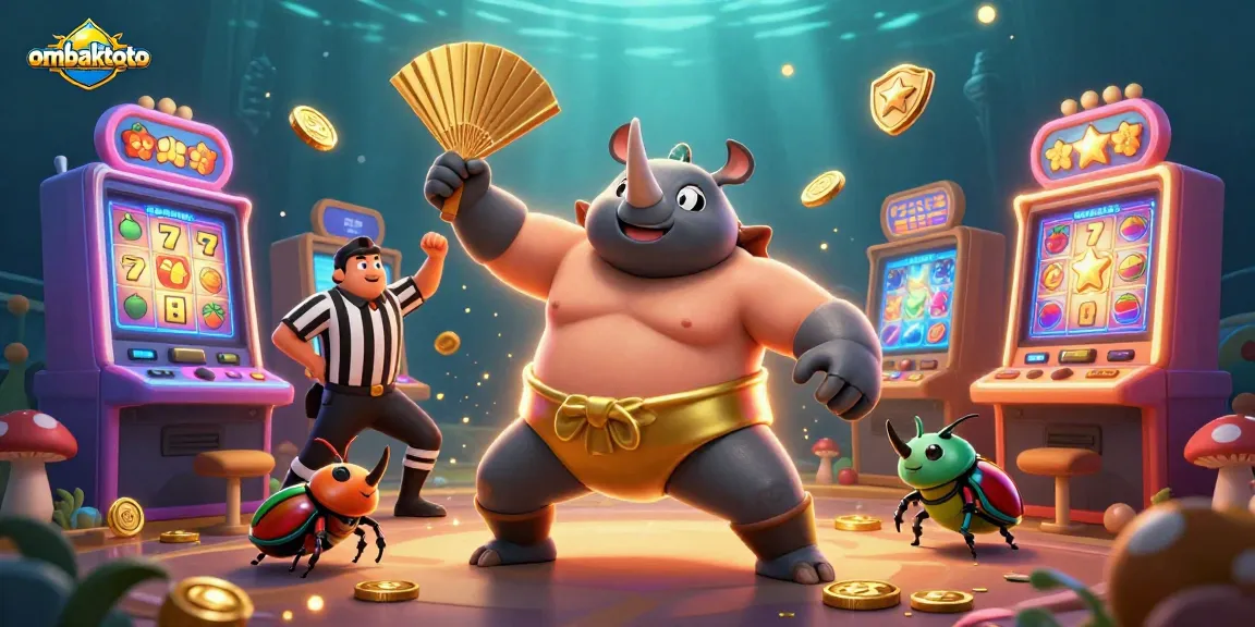 Join the ombaktoto adventure with exciting slot games featuring classic symbols and golden coins.