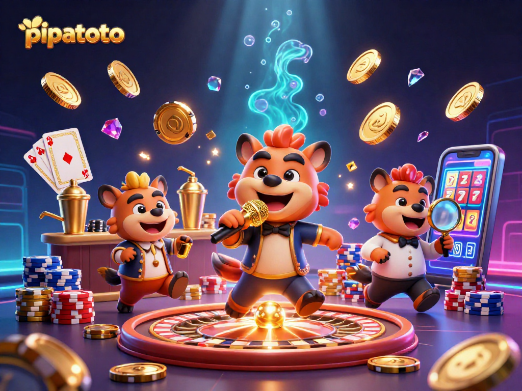 Pipatoto brings thrilling casino adventures with vibrant characters in a lively casino scene.