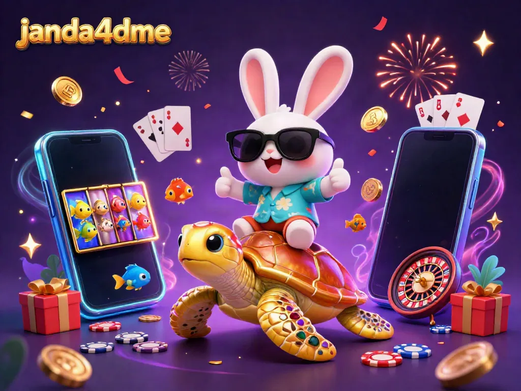 Pengalaman bermain judi online yang seru di janda4dme dengan kelinci bahagia dan kura-kura emas.