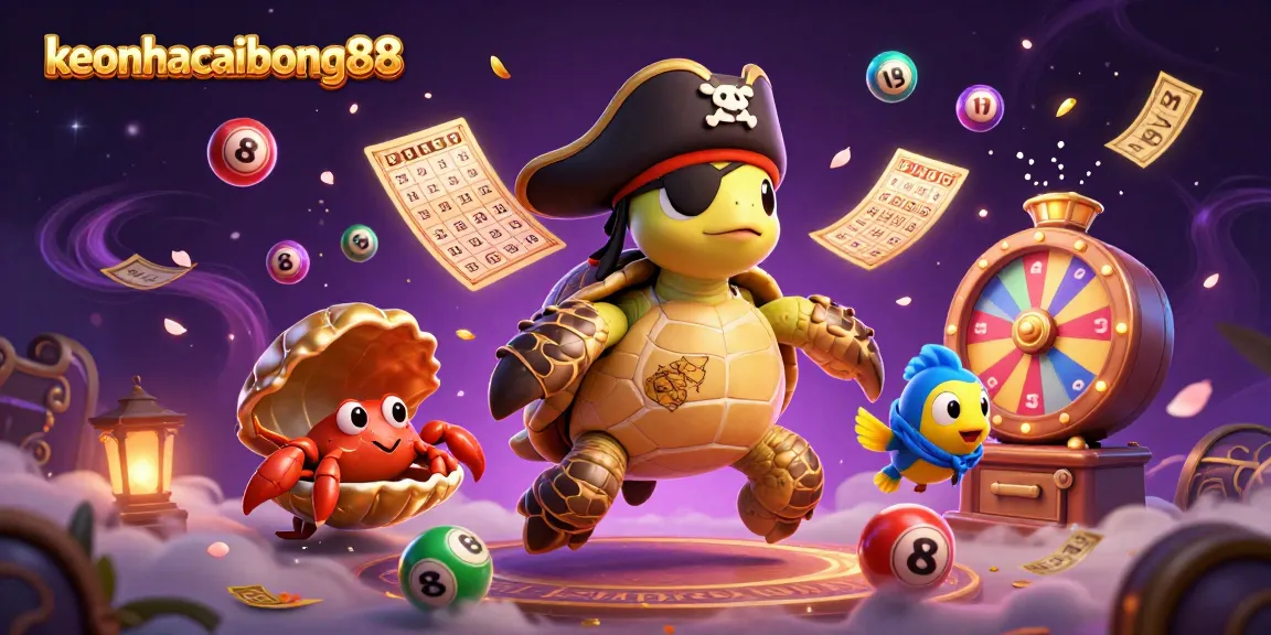 Engage with keonhacaibong88's vibrant lottery scene featuring lively characters and dynamic game elements.