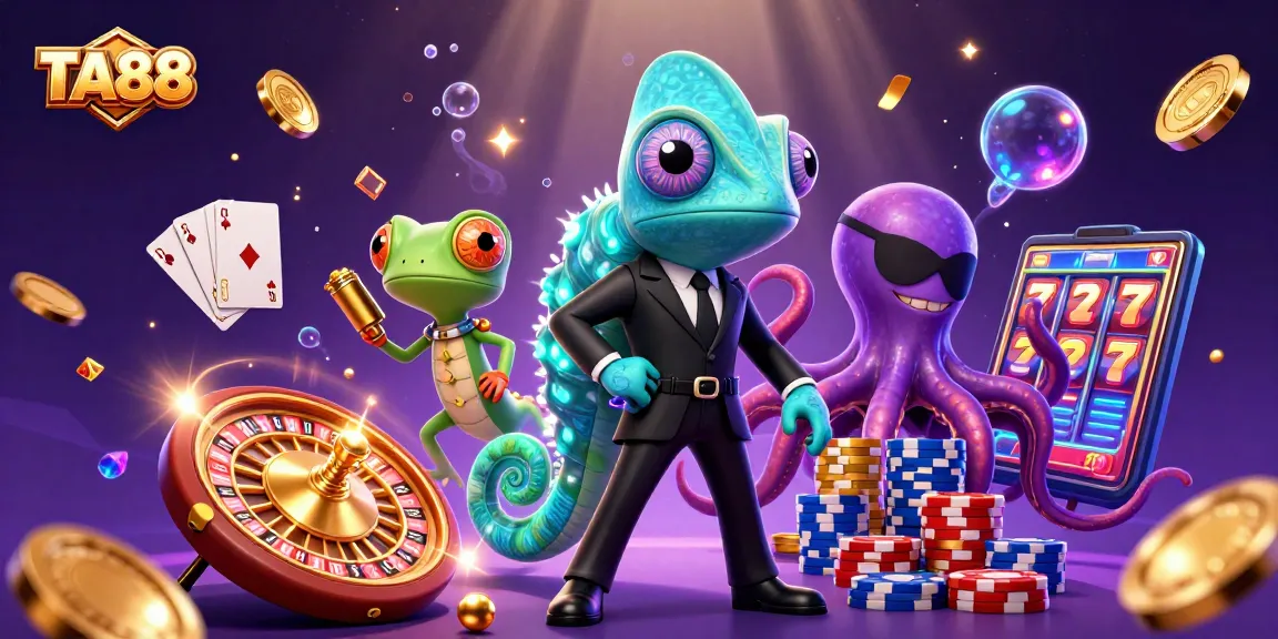 Experience thrilling gameplay at TA88 with dynamic gaming characters, vibrant slots, and casino excitement.