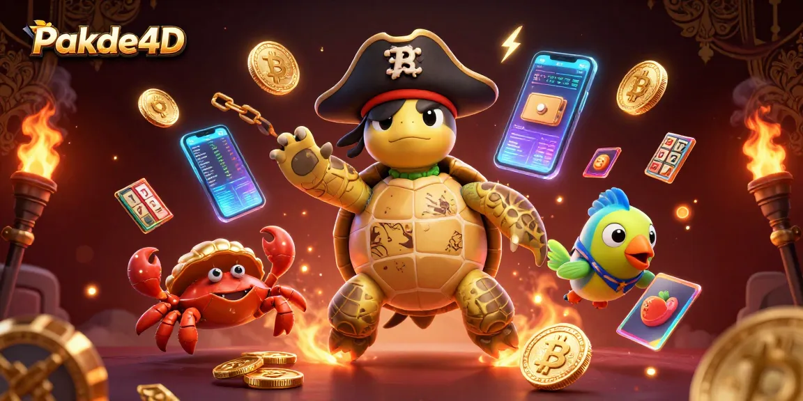 Play exciting games with Pakde4D’s vibrant characters and glowing lottery symbols.
