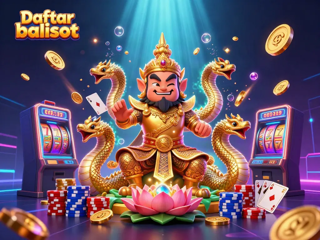 Spin the reels of Daftar balisot for thrilling jackpot opportunities with vibrant casino elements.