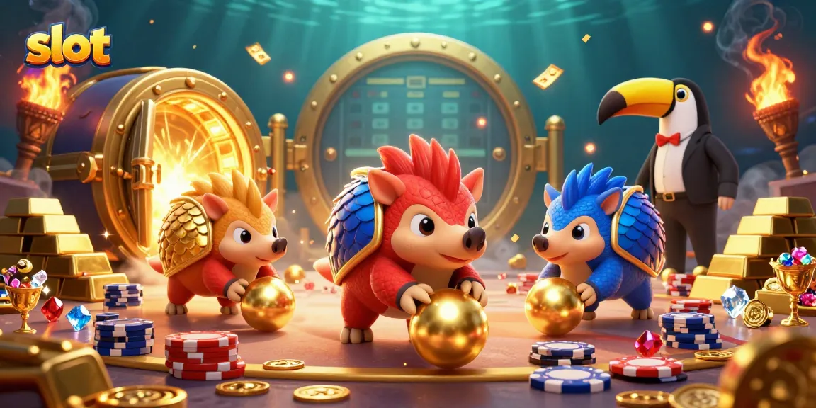 Rasakan keseruan bermain slot dengan pangolins yang beraksi di kasino virtual.