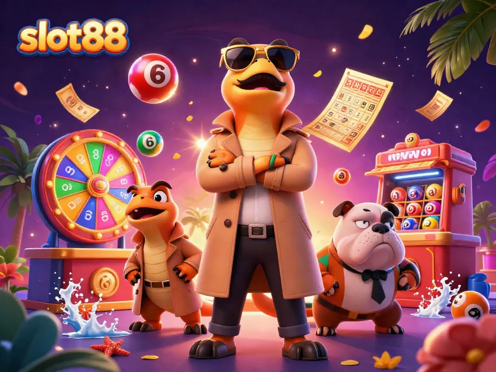 Slot88 memberikan pengalaman bermain yang menyenangkan dengan raptor kartun di kasino VIP.