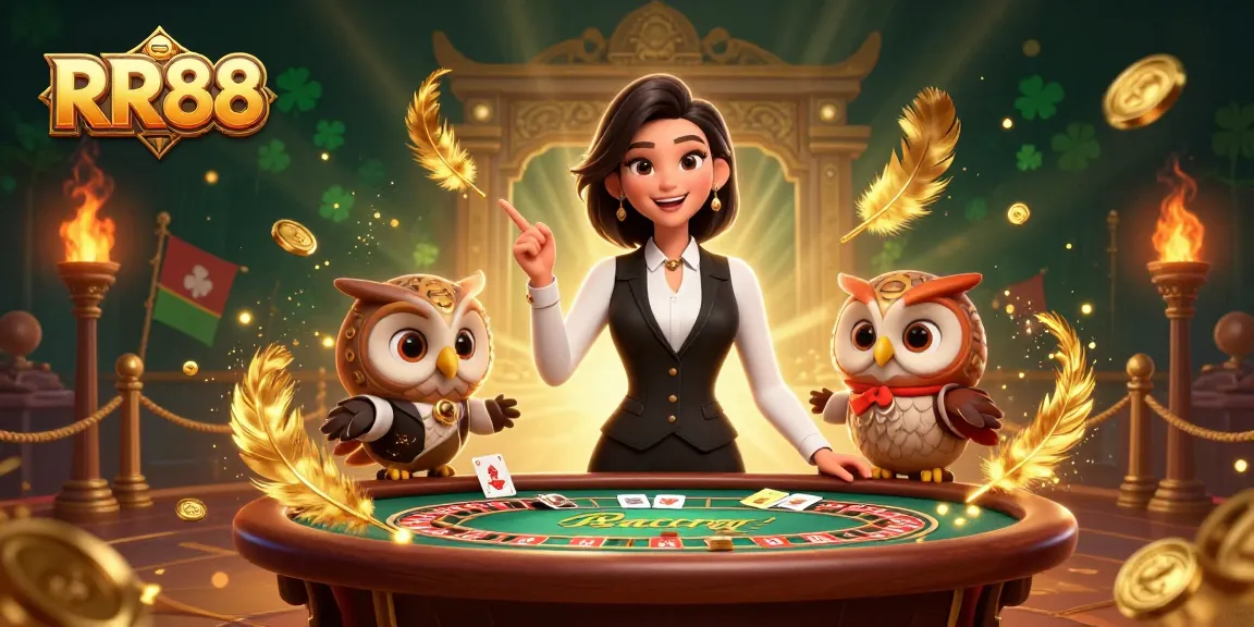 Experience the exciting baccarat action at RR88 with live dealers and stunning visuals.