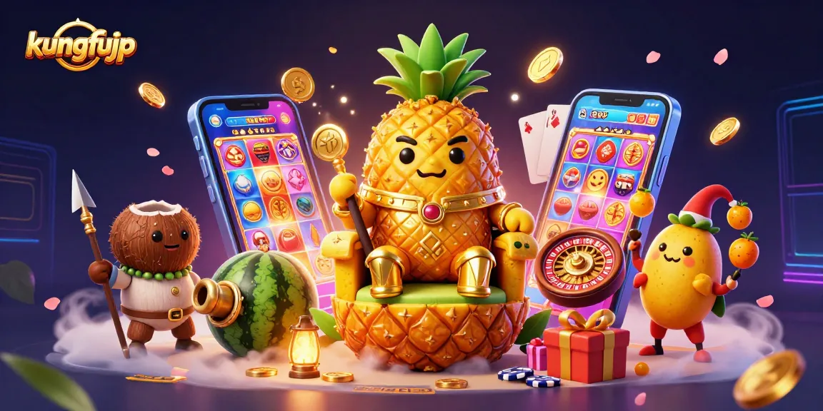 Menangkan permainan slot di kungfujp dengan ilustrasi kasino 3D yang kaya detail.