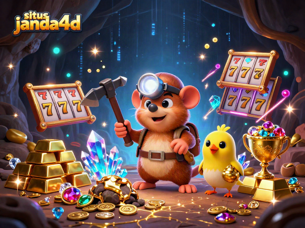 Melihat situs janda4d sebagai pengalaman bermain slot yang kaya dengan cahaya dan harta berkilau.