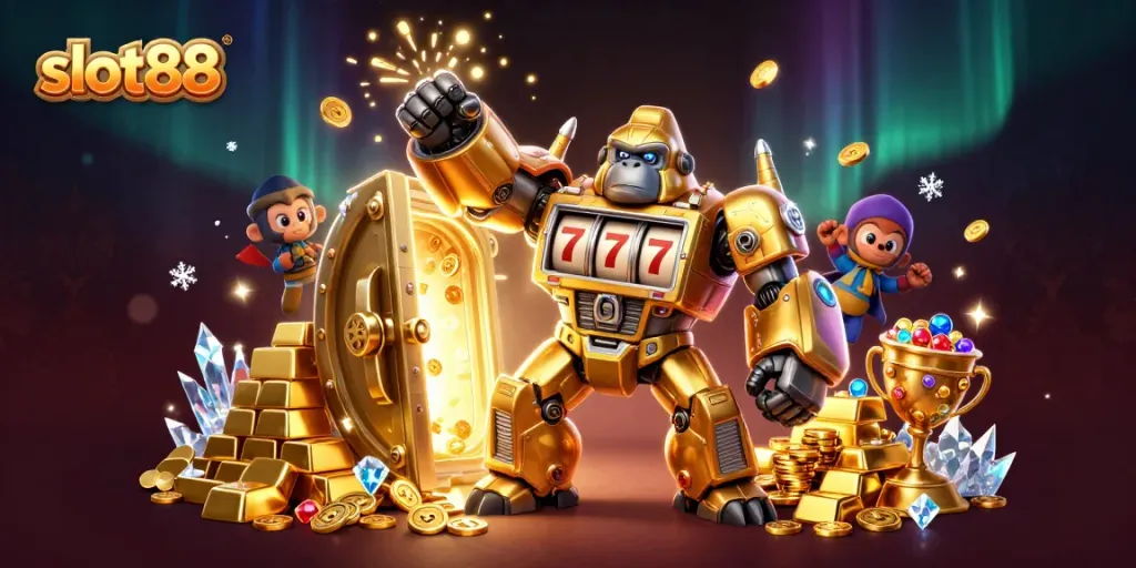 Menggali slot88 dengan elemen kasino yang megah dan pemandangan 3D yang memukau.