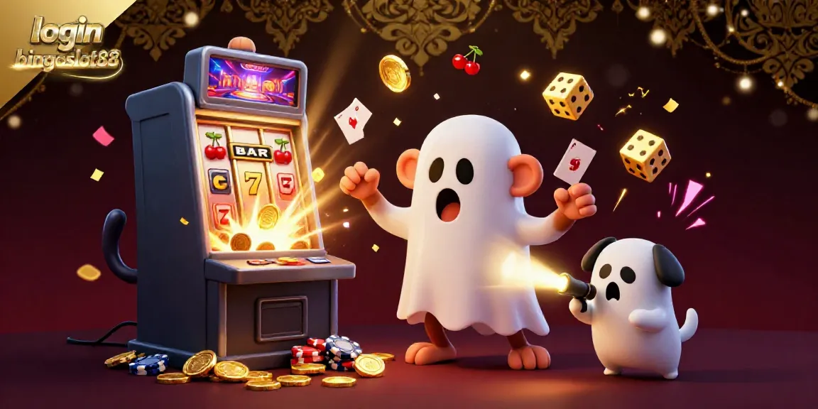 Jelajahi keseruan login bingoslot88 dengan gambar kasino yang menampilkan karakter lucu dan simbol permainan.
