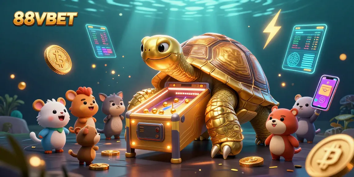 Experience thrilling gaming at 88VBET with vibrant 3D casino elements and character interactions.