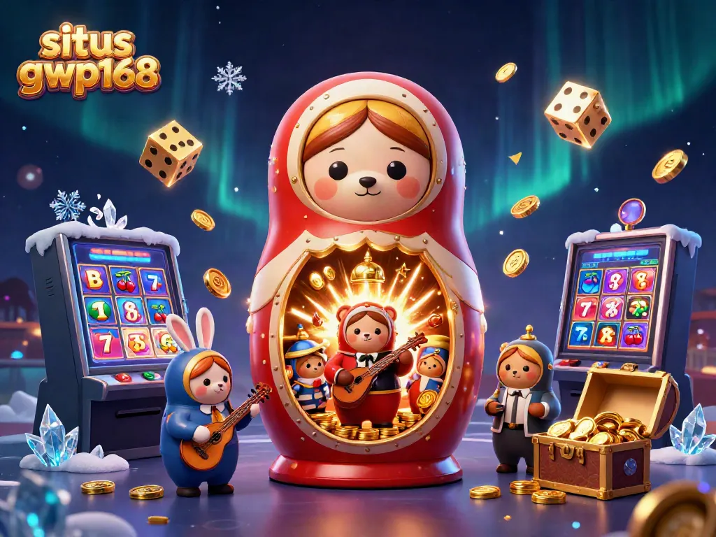 Bermain di situs gwp168 dengan dealer langsung yang interaktif, mesin slot, dan berbagai simbol hiburan.