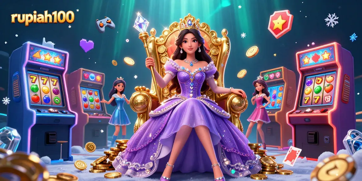 Experience winning strategies at rupiah100 with vibrant casino-themed characters and game elements.