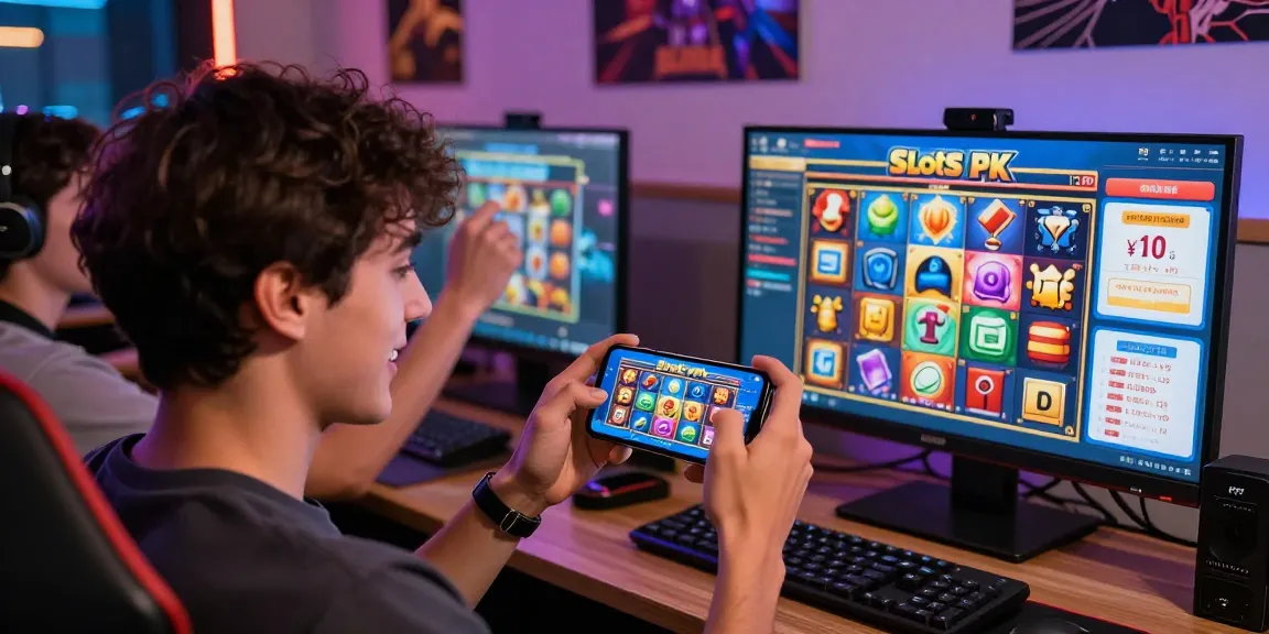 Download the Slots PK app to enjoy exciting rewards and games.