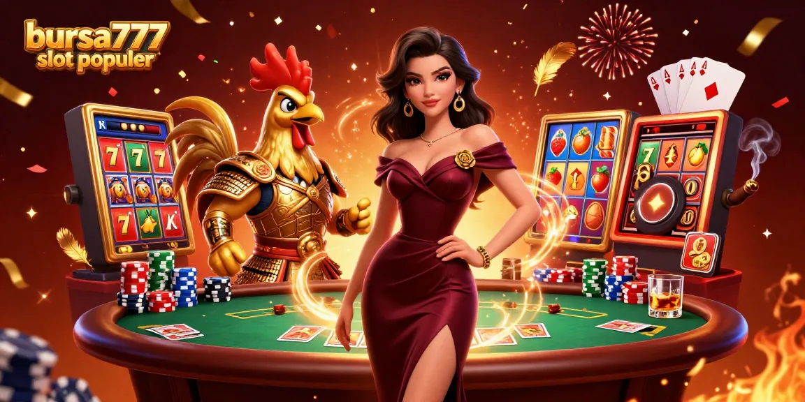 Experience the thrill of bursa777 slot populer with vibrant visuals of jackpots and exciting gameplay.