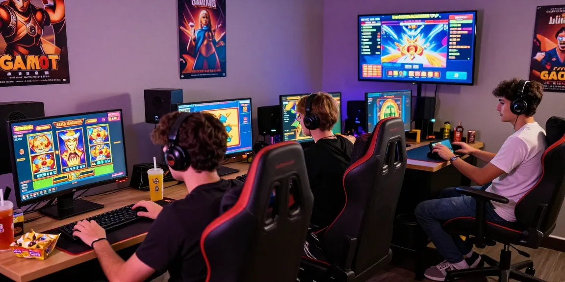 Pengalaman bermain slot gacor dengan pemain beragam di perangkat modern, suasana santai dengan camilan dan minuman