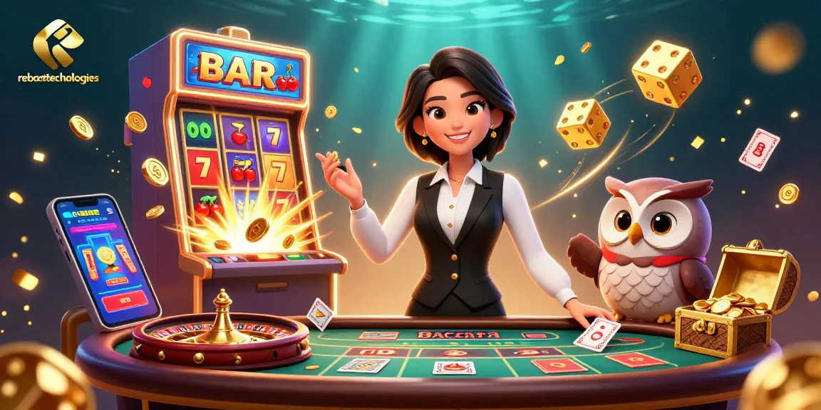 Experience exciting gameplay at reboottechnologies with vibrant 3D casino festivities.