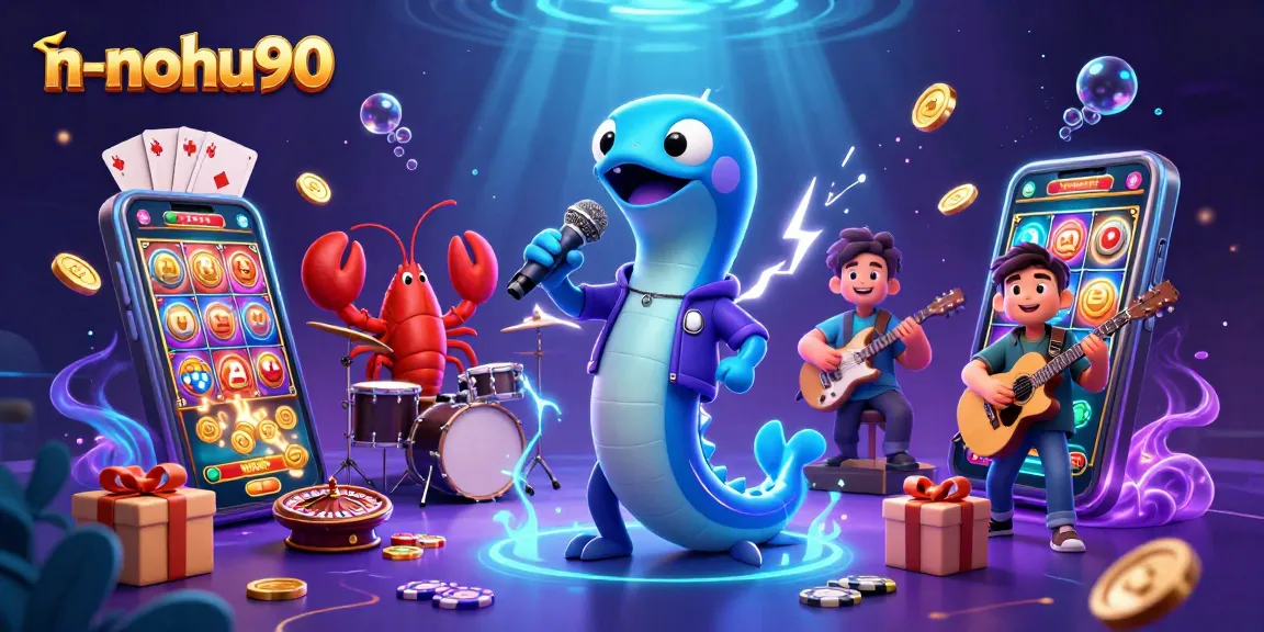 Experience thrilling wins at n-nohu90 with vibrant underwater casino scenes featuring fun characters.