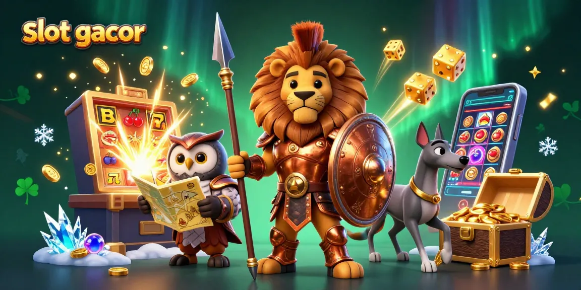 Experience thrilling gains with slot gacor at our vibrant casino featuring rich illustrations and engaging characters.