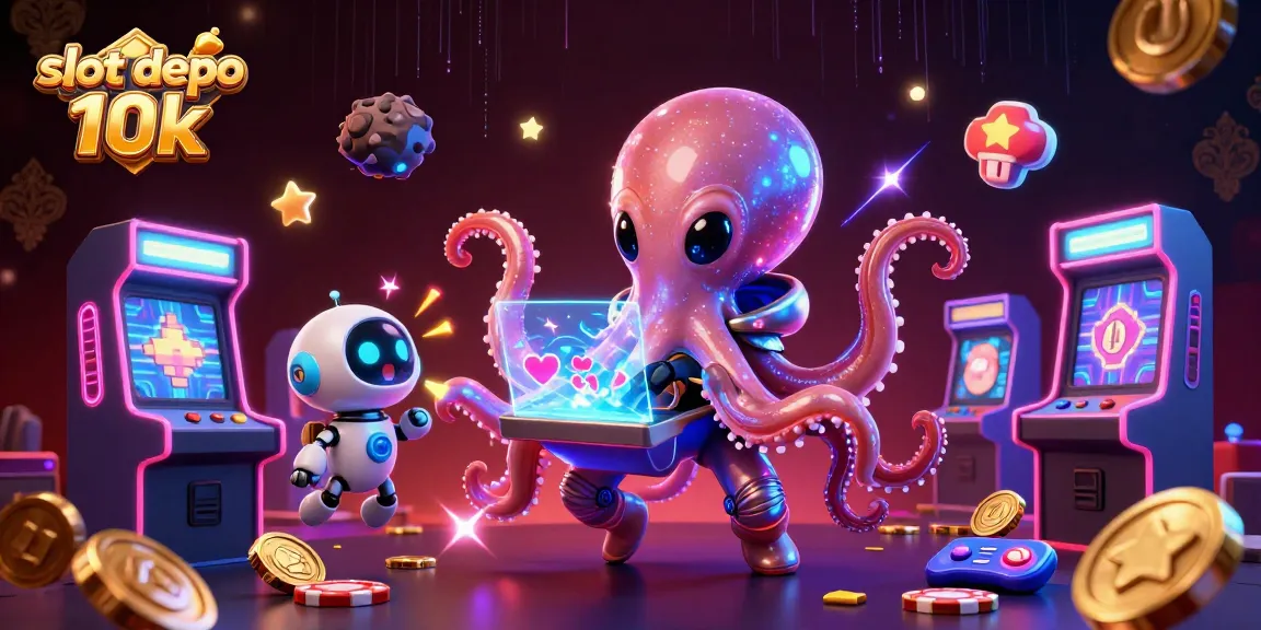 Mainkan slot depo 10k dengan alien dan robot di kasino futuristik yang menakjubkan.