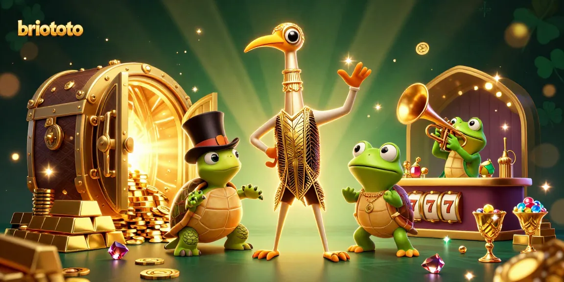 Briototo invites players to win big in an exciting casino scene filled with vibrant characters and riches.
