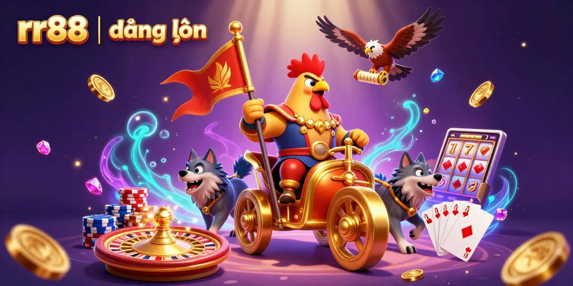 Engage in thrilling gameplay at rr88 | đăng nhập with a vibrant casino illustration showcasing dynamic action.