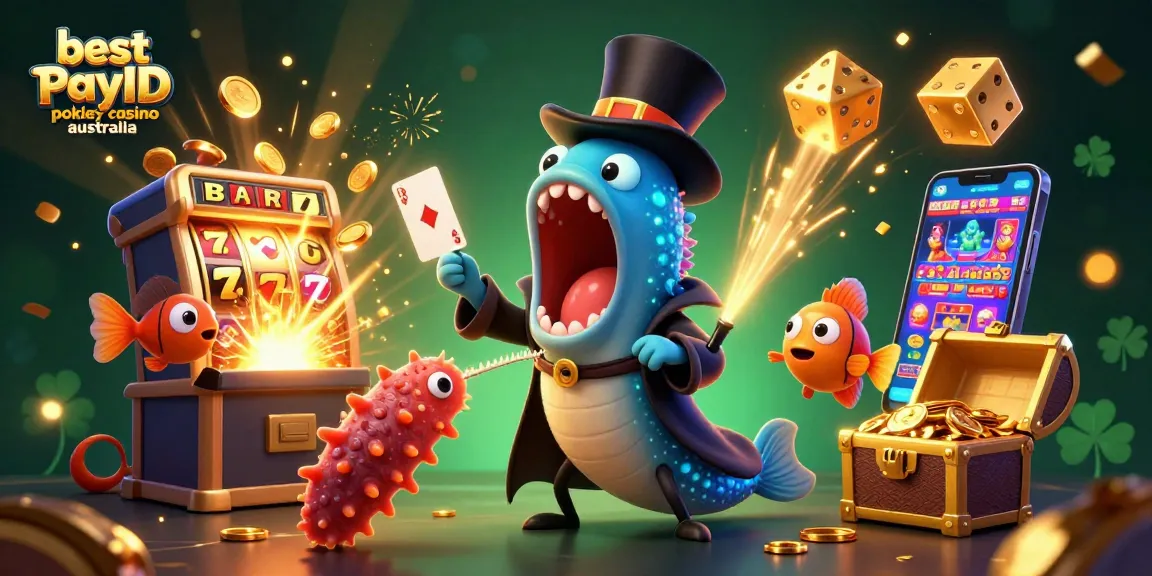 Experience thrilling games at the best PayID pokies casino Australia with vibrant casino elements!