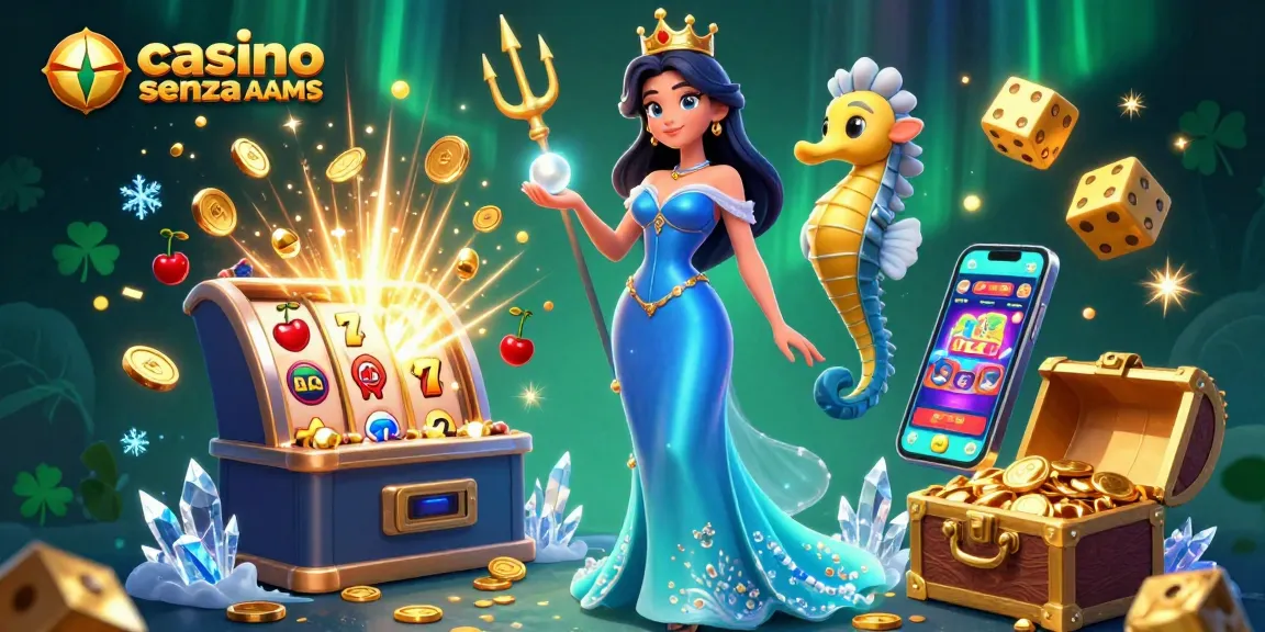 Gioca a giochi emozionanti nei casino senza AAMS con visuali straordinarie ed elementi vibranti.