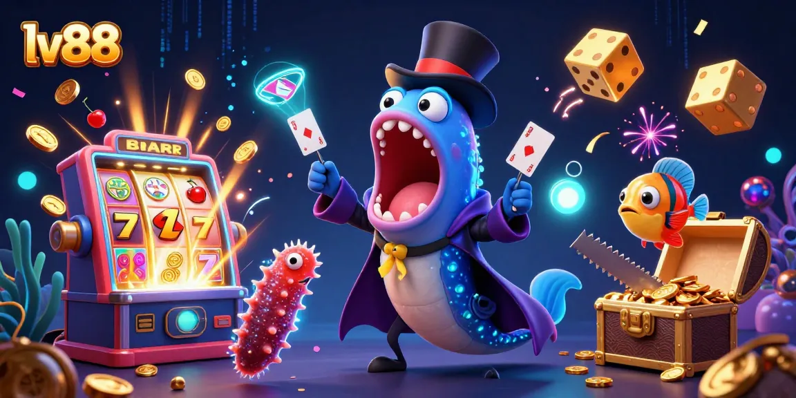 Experience the excitement of lv88 with vibrant casino game elements and enchanting characters.