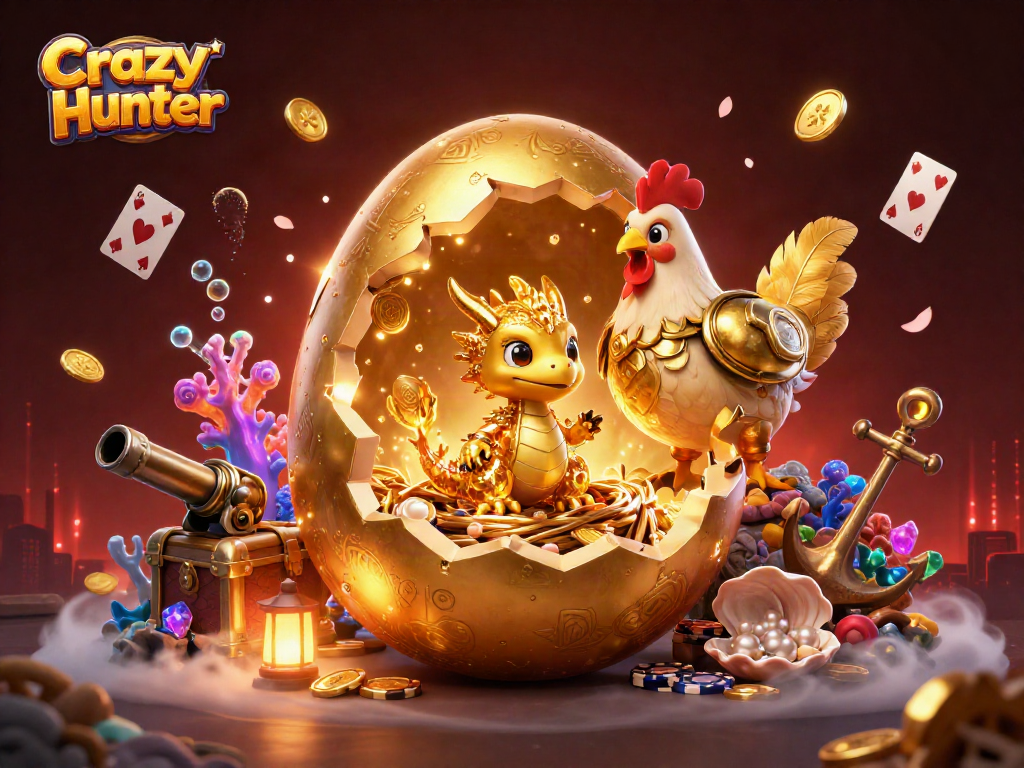 เล่น Crazy Hunter พร้อมโบนัสสะสมมากมายในสนามคาสิโนออนไลน์ที่มีสีสันสดใส