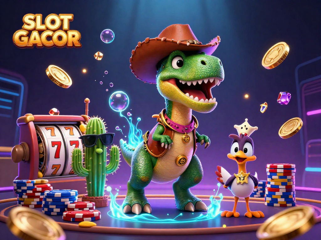 Experience fun and excitement playing SLOT GACOR with thrilling slot reels and colorful gaming elements.