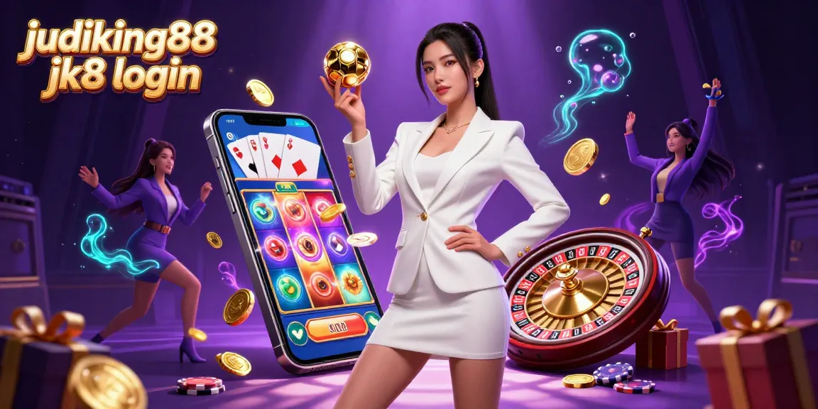 Experience thrilling gameplay at judiking88 jk8 login with a vibrant visual display of slots and casinos.