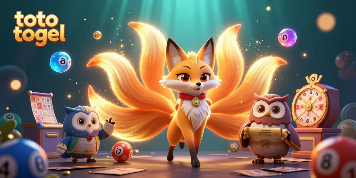 Engage with the exciting world of toto togel through vibrant characters and lottery elements in this dynamic illustration.